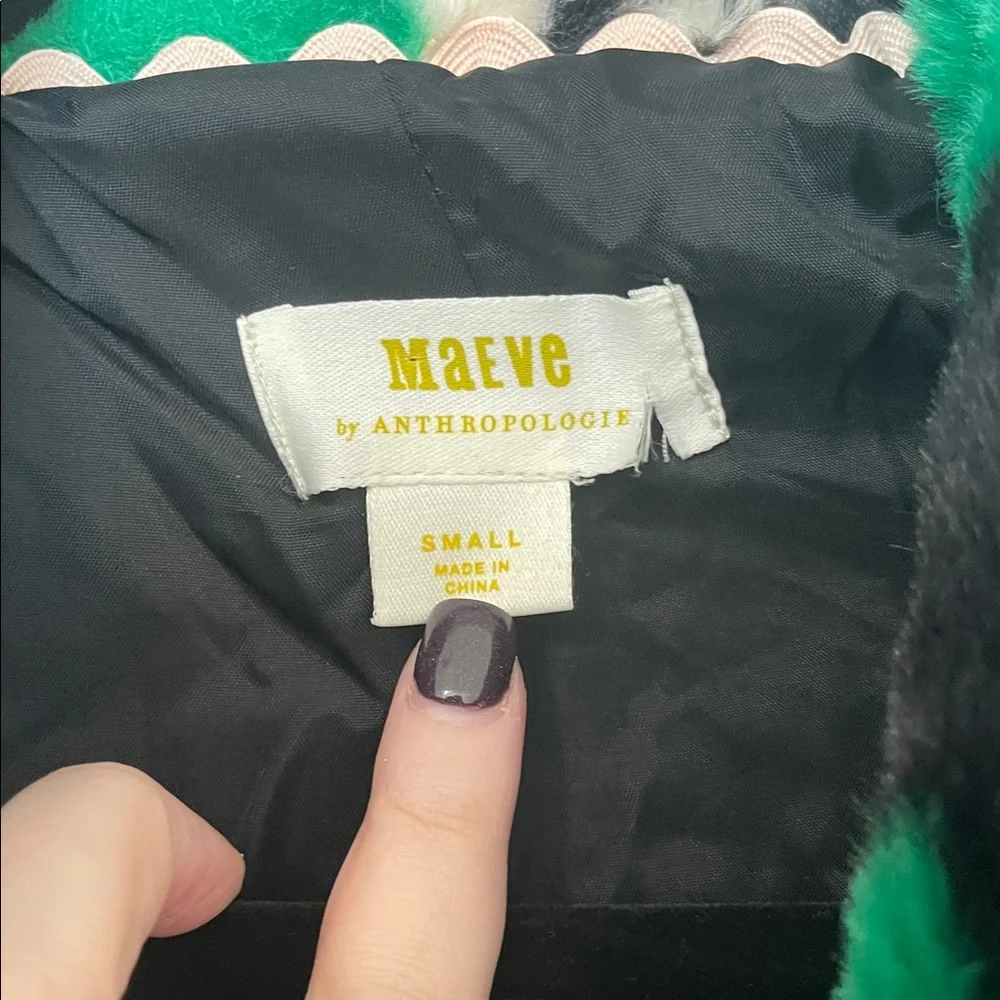 EUC! Maeve by Anthropologie Faux Fur Jacket – Size Small - Picture 4 of 7
